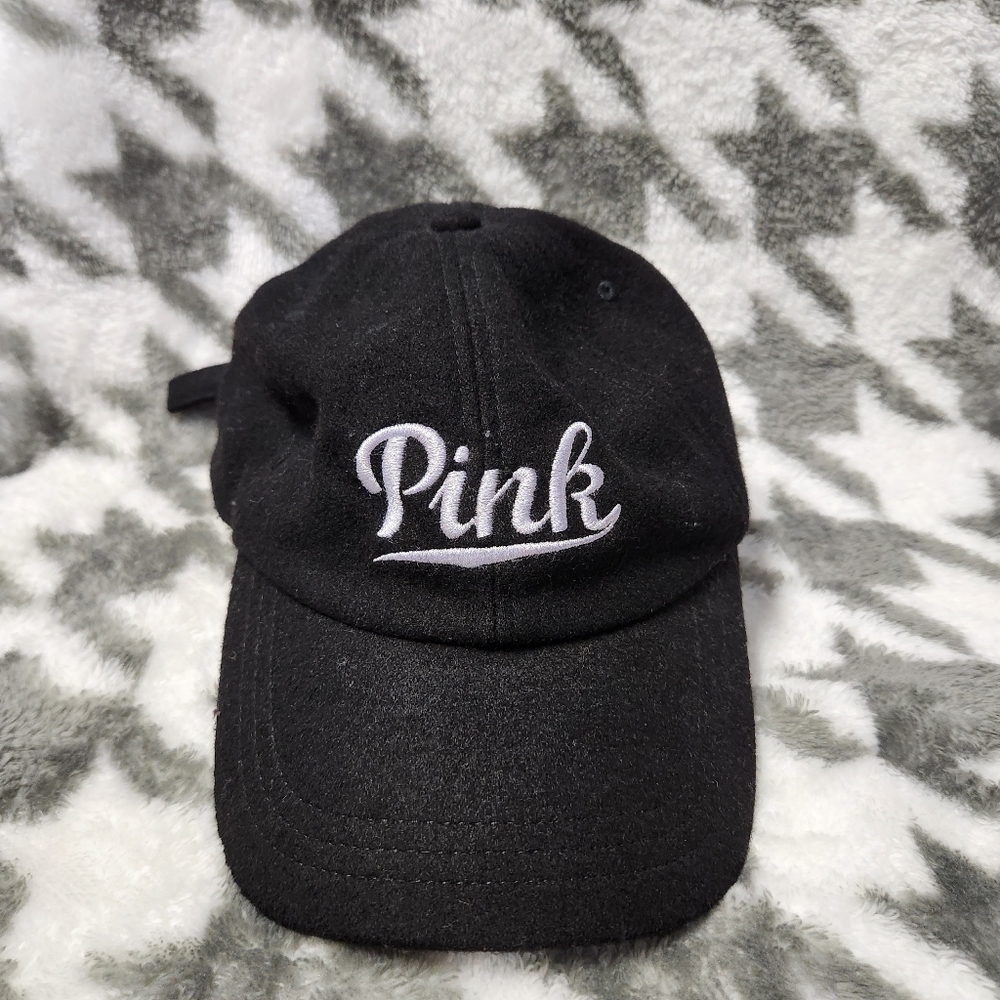 Black Pink Victoria Secret Baseball Cap